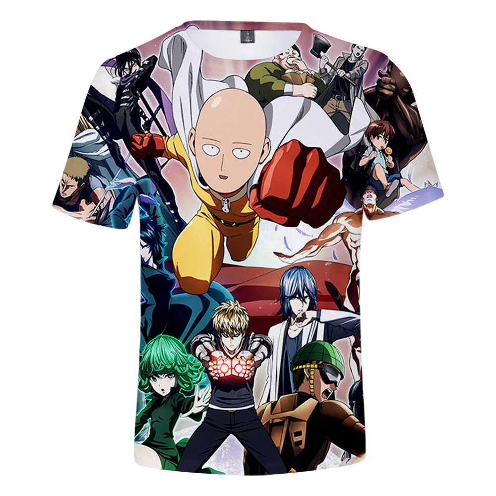 New Fashion Couples Men Women Unisex One Punch Man Season Funny T Shirts 3D Print No Cap Casual Hip Hop Kid Tee Top 2XS-4XL