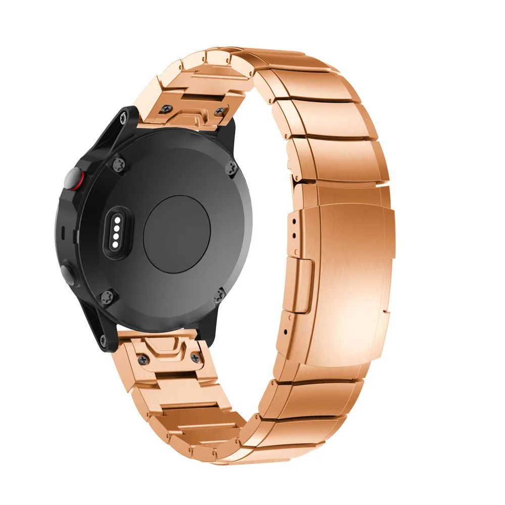 Заменить для мужчин t Band ремешок для Garmin Fenix 5X часы Мода 2019 г. Универсальные мужские часы Простой бизнес нержавеющая сталь браслет быстрый