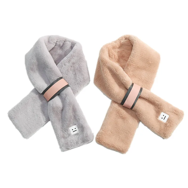 2017 New Warm Autumn Winter Baby Kids Scarf Velvet Fashion Children 's Pure Color Scarves Boy Girls Neck Warmer Neckerchief