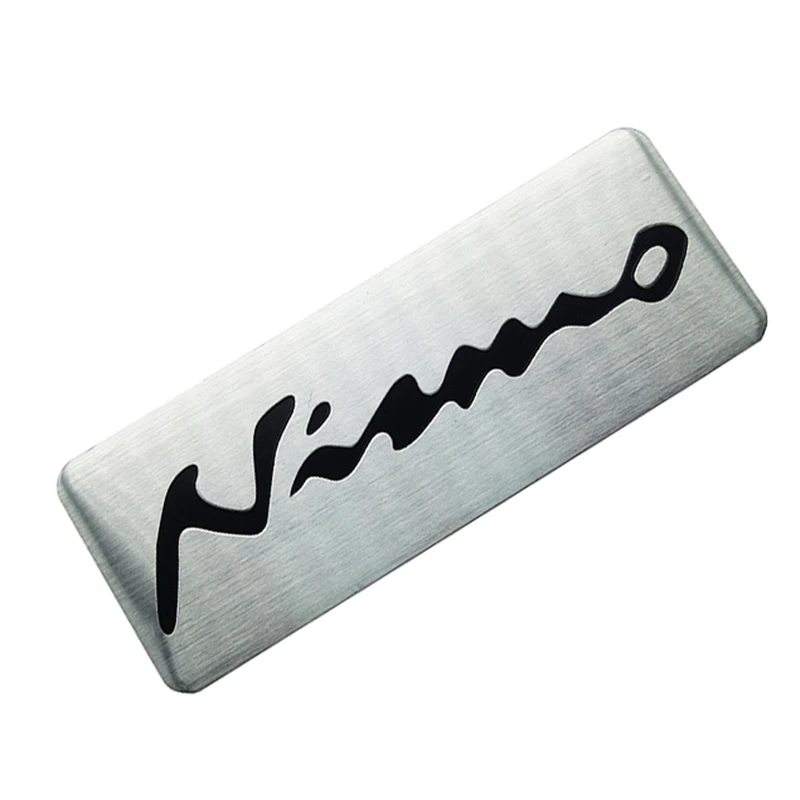 

Aluminum alloy NISMO Auto Car Nismo Badge Emblem Sticker For Nissan Tiida Teana Skyline Juke X-trail Almera Qashqai Car Styling