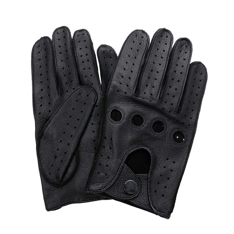 Free-shipping-2017-New-Men-Deerskin-Fashion-Trend-Luxury-Genuine-Leather-Man-Gloves-Driving-Mitten-Slip (3)