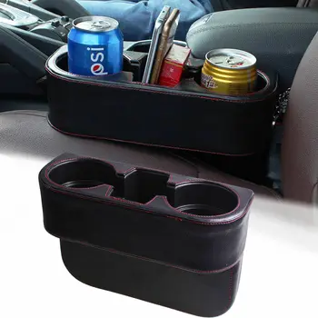 

Leather Car Auto Seat Seam Cup Drink Bottle Storage Organizer Holder Mount Stand