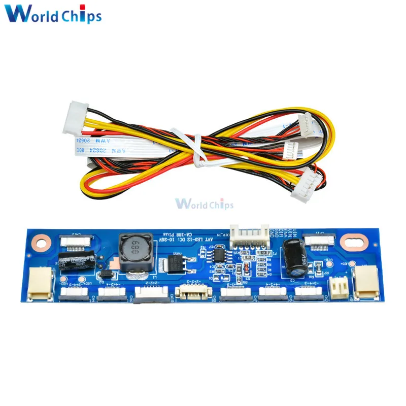

diymore Universal Multifunction Inverter for Backlight LED Constant Current Board Driver Board 12 connecters LED Strip Tester