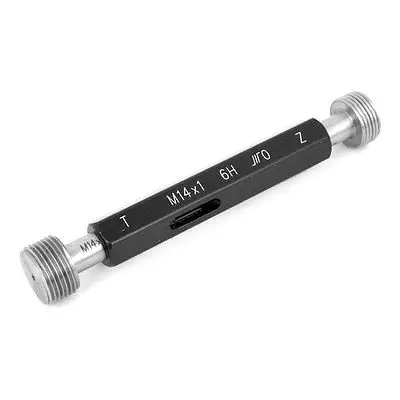 

M14 x 1 6H Steel Pipe Thread Plug Gage Go/No Go Gauge Gaging Tool