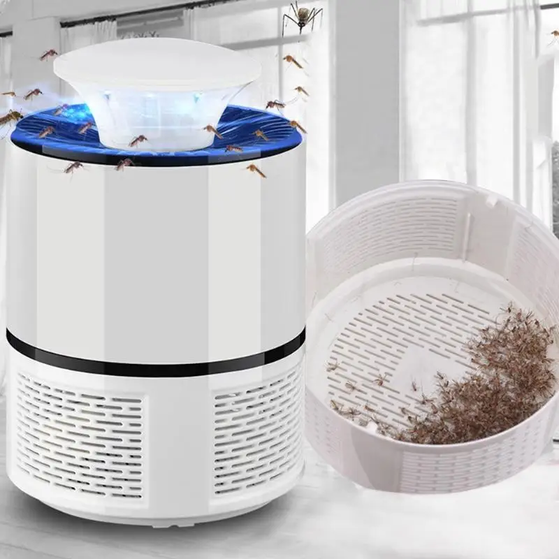 

Radiationless Electric Mosquito Killer Trap Photocatalysis Household Mute UV Night Light Lamp Anti Mosquito Zapper US Plug