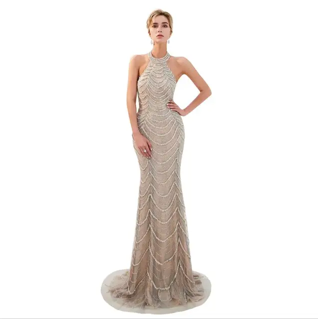 mother of the bride halter gowns