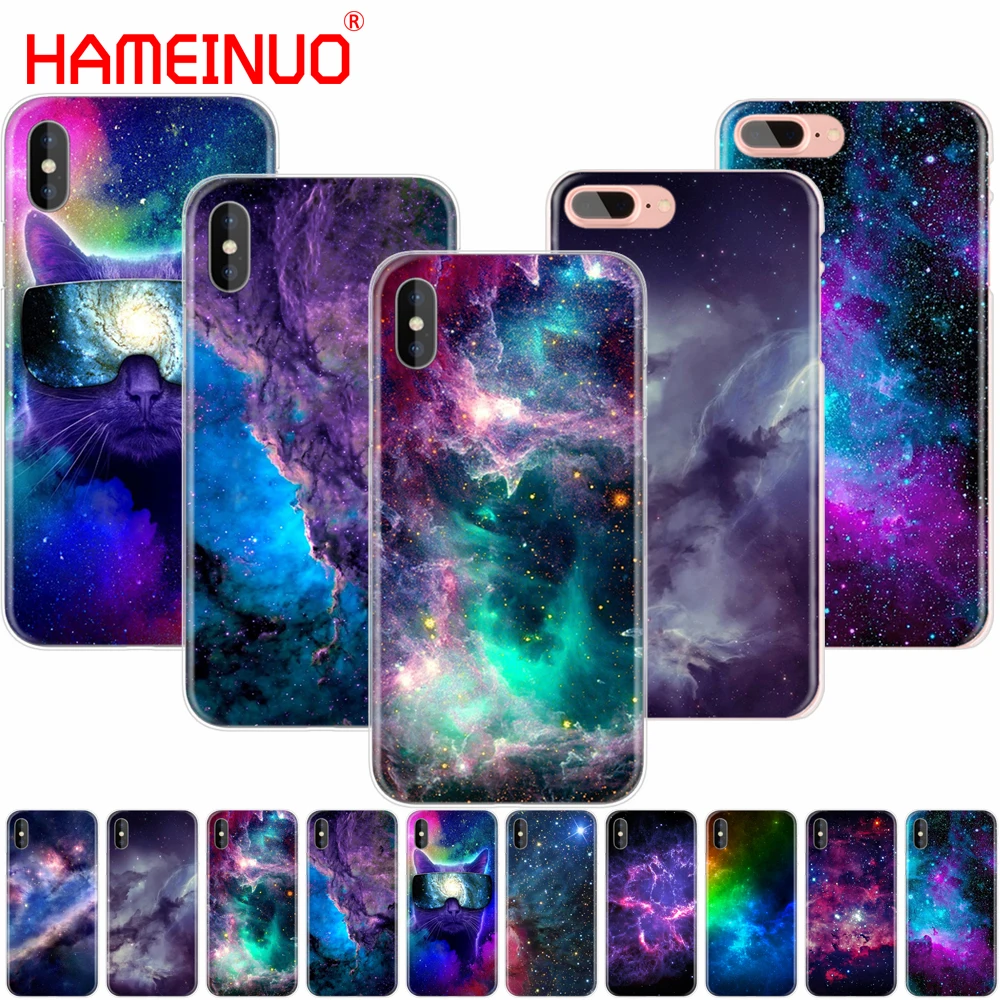 HAMEINUO, разноцветный Чехол для мобильного телефона galaxy universe, чехол для iphone 4 4s 5 5s SE 5c 6 6s 7 8 X plus