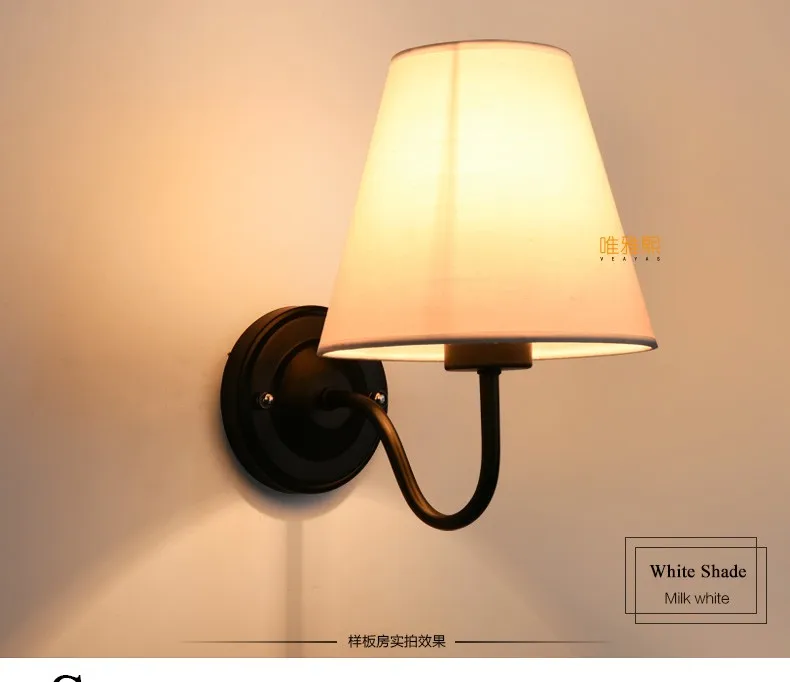 XC-6026 fabric lampshade wall lamp (13)_A