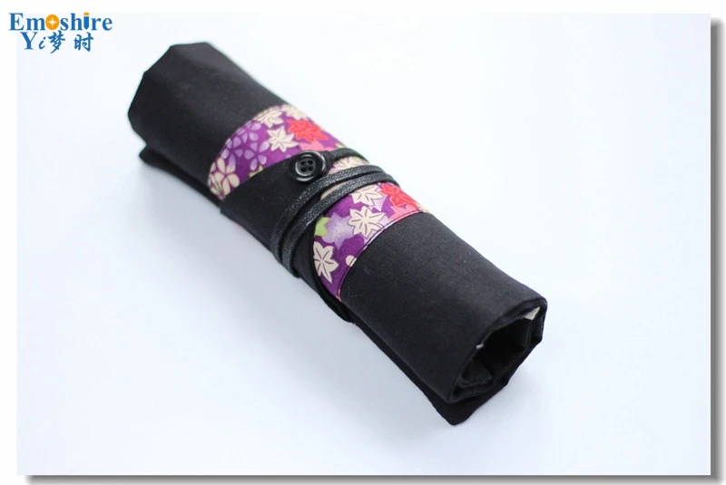 Emoshire High - end pen storage package cotton pen display bag collection bag pencil case pencils fashion business (13)