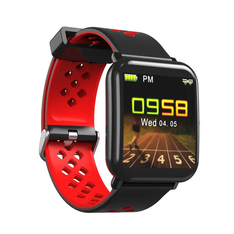 

Ainarry DM06 Smart Bracelet 1.3 inch Large Screen Fitness Heart Rate Monitor Smartwatch Wristband for Android iOS PK mi Band 2