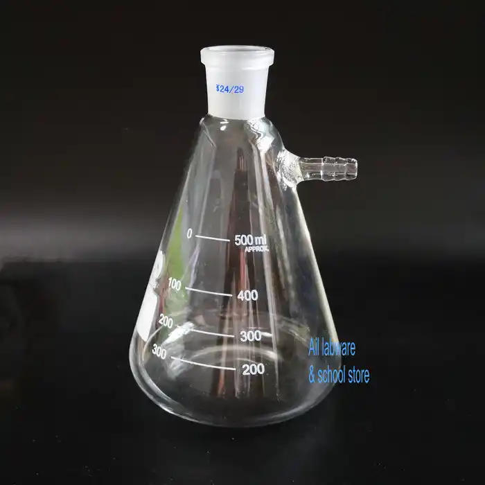 1 個 50 ミリリットル 100 ミリリットル 250 ミリリットル 500 ミリリットル 1000 ミリリットルガラス真空研削口ろ過吸引フラスコ 実験室フィルターボトル Flask Aliexpress