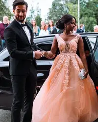 Сексуальный Плюс Размеры розового цвета в африканском стиле вечернее платье для выпускного платье 2019 Длинные вечерние торжественное