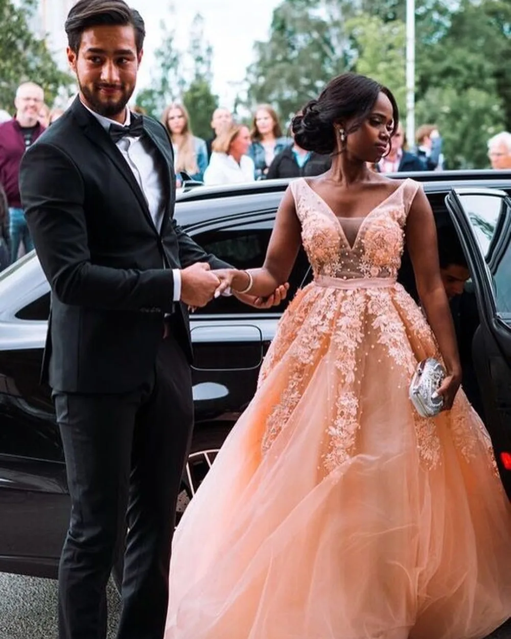 Sexy Plus Size Roze Afrikaanse Prom Avondjurken Gown 2019 Lange Party Gala Jurk Sexy Plus Size Roze Afrikaanse Prom Avondjurken Gown 2019 Lange Party Gala Jurk