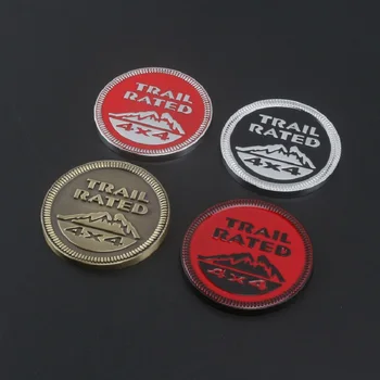 

High Country Trail Rated 3D Metal Refit Car Auto Badge Emblem Sticker Car Styling Accessories for Jeep Wrangler Renegade Grand