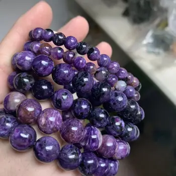 

charoite stone beads bracelet natural gemstone jewelry bracelet for woman for gift wholesale !