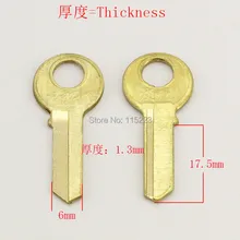 A036 с канавкой справа слесарный keymother латунь дом дверь с отверстием заготовки ключей ключи 25 шт./лот