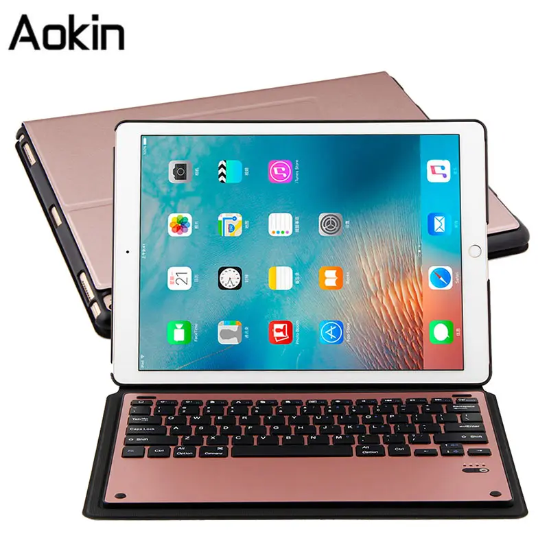 

Alumium Metal Wireless Bluetooth Keyboard For Apple iPad Pro 12.9 inch Tablet Keyboard Case Cover