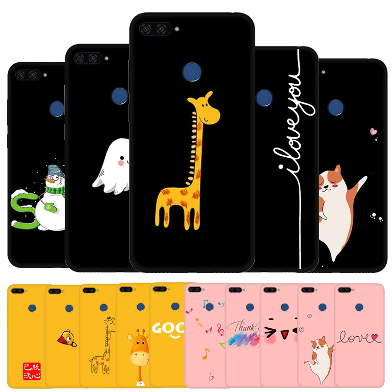 

for Huawei Honor 7C AUM-L41 Case Soft Silicone TPU Shockproof Cute Matte Phone Bag Cases for Huawei Honor 7C 7 C 5.7 inch Cover