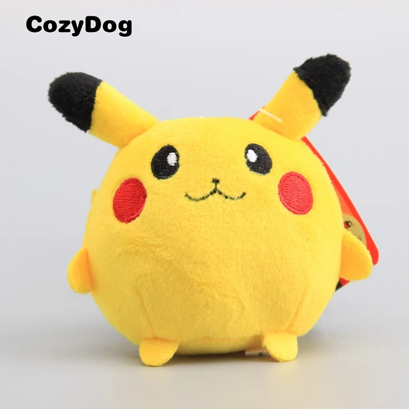 9 см Аниме Пикачу плюшевые игрушки кукла Peluche Kawaii Прекрасный Squirtle Charmander Eevee мягкие игрушки брелок кулон для женщин детский подарок