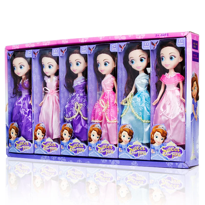 

25cm Beautiful Princess Doll Moveable Joints 3D Eyes Dressup Best Birthday Gifts Toys for Girls