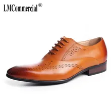 square head mens High Quality Genuine Leather Shoes Men,Lace-Up Business Men Shoes,Men Dress Shoes bullock mens formal shoes mycolen fashion bullock carve mens dress shoes men pointed toe lace up men s business casual shoes scarpe classiche uomo punta