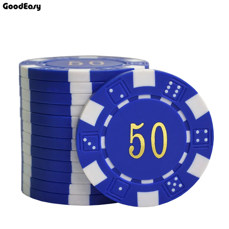 ABS Позолоченные игральные кости покерные фишки монеты Техасский покер джетон игры Fichas казино черный Джек Pokersatr металлические монеты 25 шт./лот 11,5 г/шт - Цвет: 50