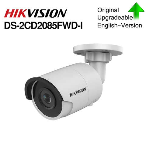 Slot para Cartão Hikvision Original Câmera Ds-2cd2085fwd-i Bala Rede Cctv Updateable Poe Wdr sd ip 8mp