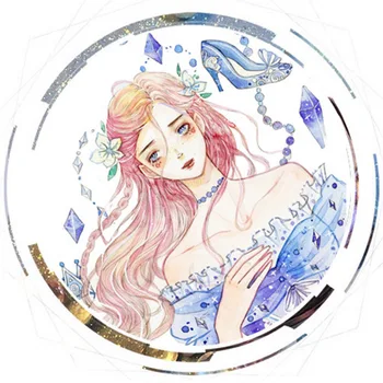 

1 pcs DIY Japanese Paper Washi Tapes Fairy tale Princess Decorative Adhesive Tapes Masking Tape Stickers Size 7M