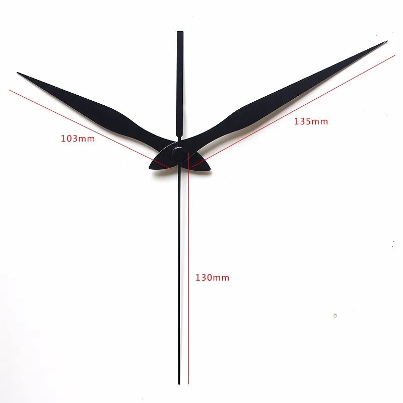12888 6 мм Длина винта принадлежность для часов Кварцевый механизм пластиковый механизм развертки с черными длинными часами стрелки 31# набор часов DIY