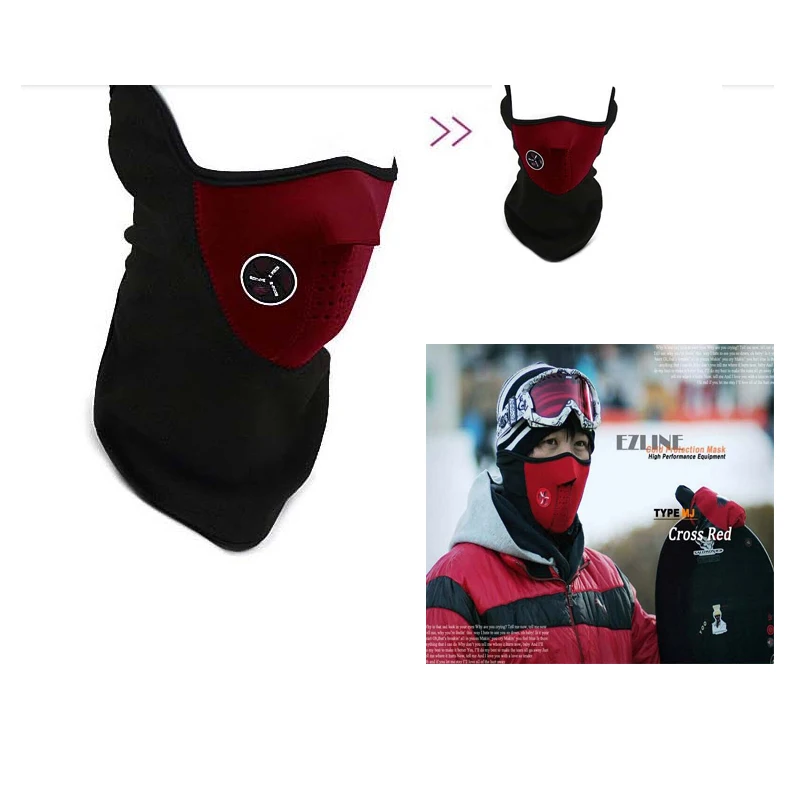 

Best Qualitywindproof bike masks Hat Winter Skiing skating Party Masks Ear Face Mask Motorcycle Bike face mask