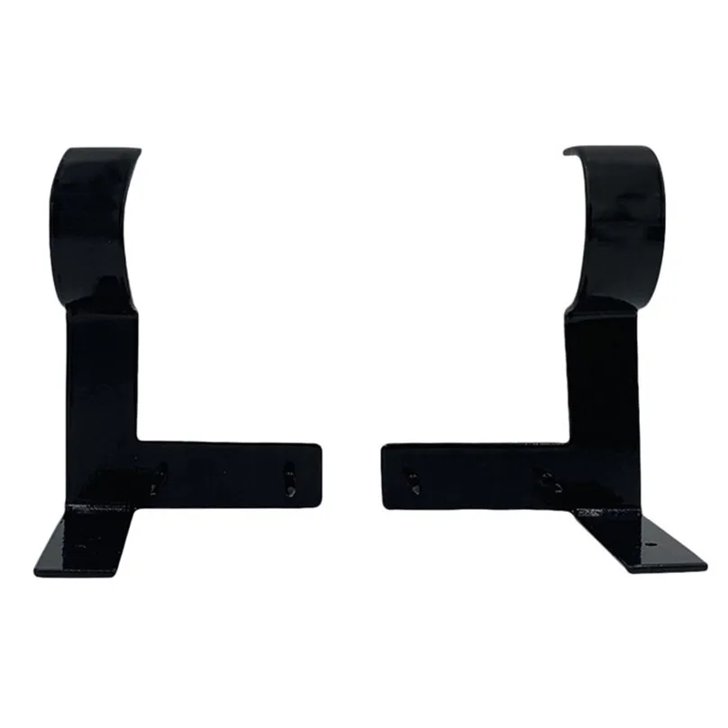 Single Hang Curtain Rod Holders Bracket Into Window Frame Curtain Rod Bracket Window-Dressing Hardware #4M13 (4)