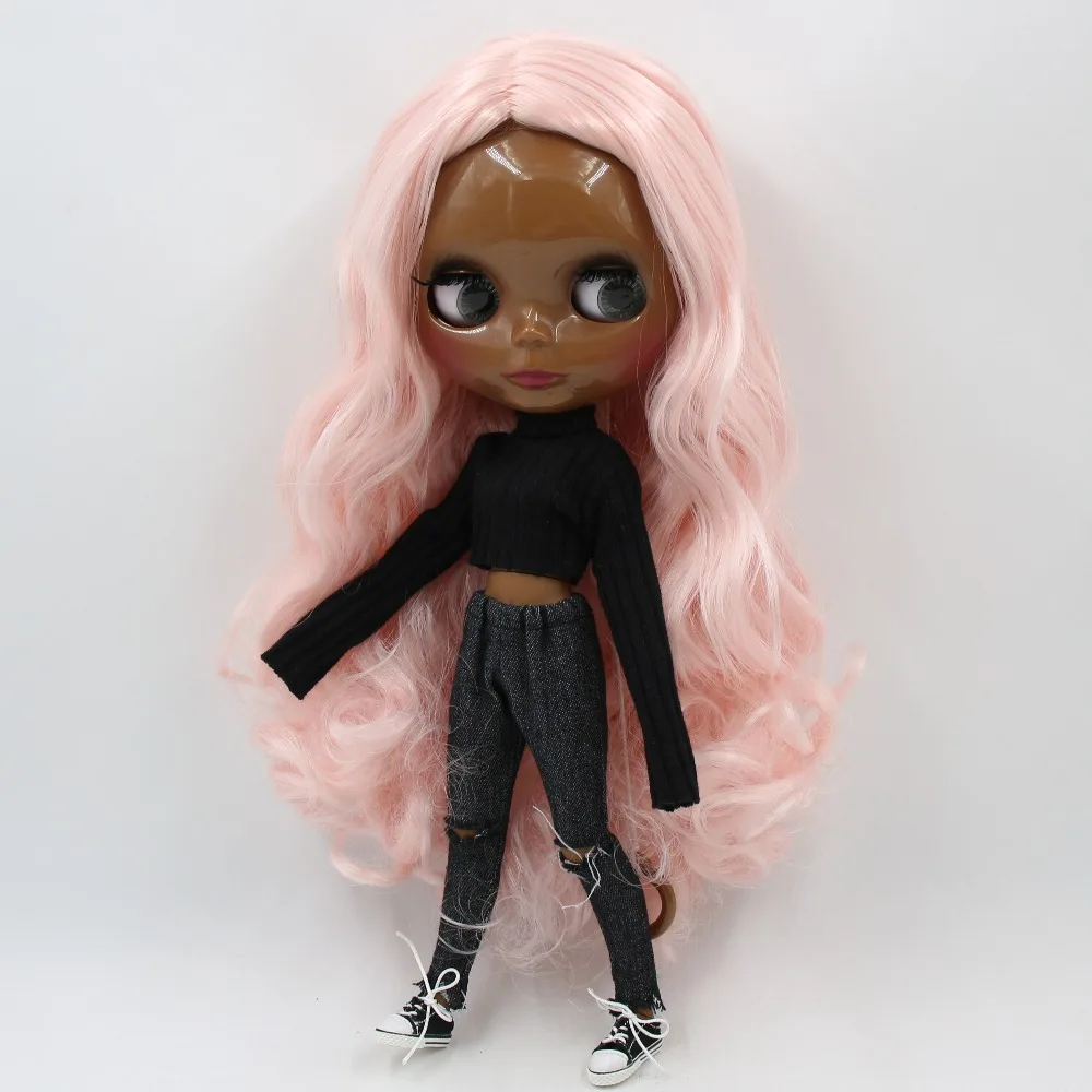 12'' New Blythe Nude Doll From Factory For Blythe Custom Jointed Body+Pink Hair