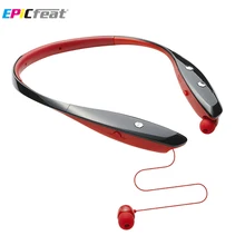 EPiCfeat Bluetooth для Беспроводной Спорт Наушники Наушники с Микрофоном Handfree Шейным Гарнитура для Android iOS телефон HB-900H