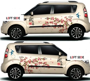 

LEFT SIDE Customization Car Styling Stickers Car Acessories Whole Body Car Stickers Waterproof Sticker Carprotection film