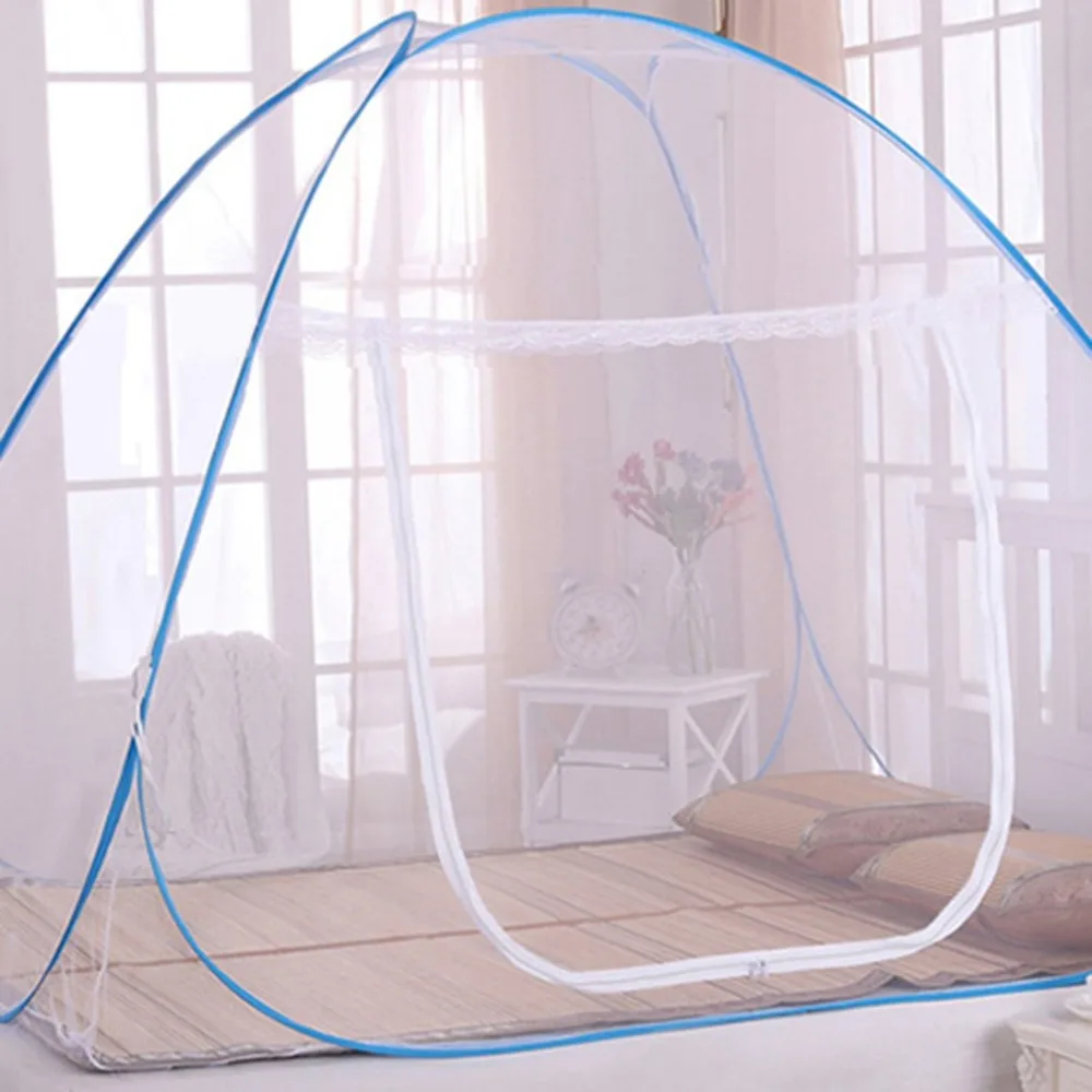 Single Door Mosquito Net Four Seasons Home Bedroom Free Installation Bottomed Folding Mosquito