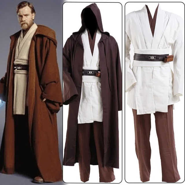 Star Wars Obi Wan Jedi Robe Obi Wan Kenobi Tunic Cloak -6833