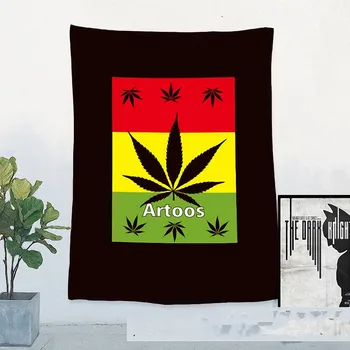 

Retro Rock Music Cloth Art Flag Banner Bob Marley Jamaican Reggae Poster Tapestry Hanging Painting Background Decor