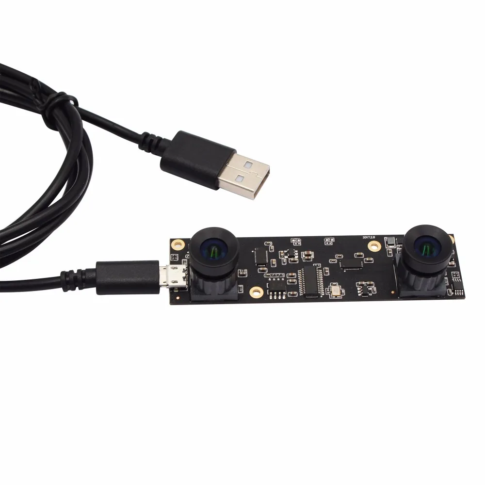 Без искажений двойной M12 объектив 1080P Aptina AR0330 USB 2 0 веб камера модуль стерео камеры