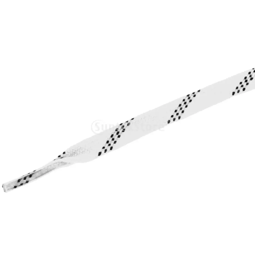 1 Pair Premium Durable Strong Nylon Sports Ice Hockey Skates Boots Shoe Laces Shoelace 96 108 120 inch - All Colors & Sizes