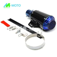 Motorcycle Modified exhaust pipe Scooter Akrapovic yoshimura Exhaust Muffle pipe For JOG RSZ CBR YZF YBR TTR 50cc 100cc 125cc