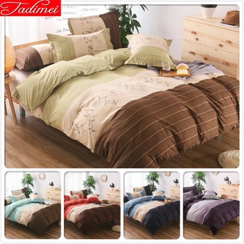 

New Fashion Duvet Cover Pillowcase 3pcs Bedding Set Single Full Double Queen King Size Quilt Comforter Bed Linen 150x200 230x230