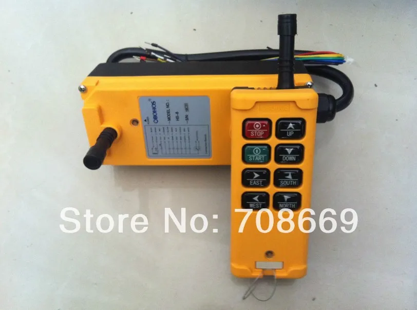 

8 Channels Control Hoist Crane Radio Remote Control System