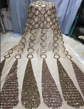 

beautiful yaking-107100 Nigerian fabric for party dress new African embroidered lace fabric