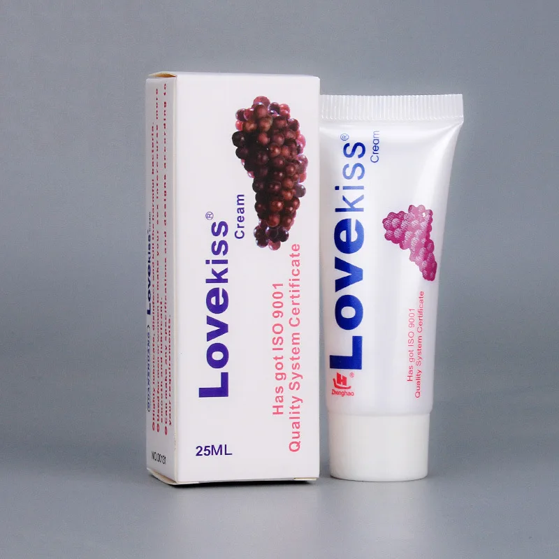 Смазка со вкусом винограда Love kiss LuLove Kiss съедобные смазочные материалы для