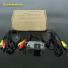 Yeshibation Drahtlose Kamera RCA/AUX Video Sender und Empfänger Kit Für BMW 3 E46 E90 E91 Lizenz Platte Licht DIY