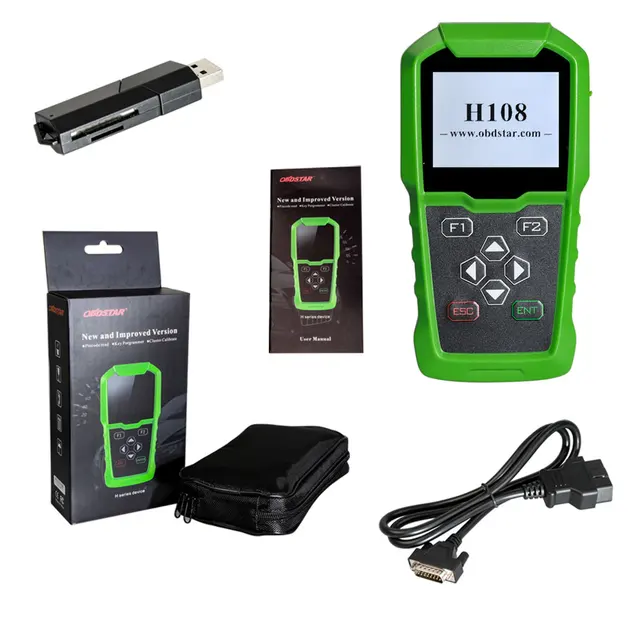 OBDSTAR H108 PSA Programmer Support All Key Lost Programming/Pin Code Reading/Cluster Calibrate for Peugeot/Citroen/DS H108