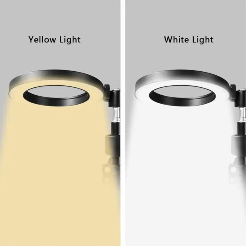 5,5 дюймов Dimmable светодиодный Bluetooth селфи палка кольцевая лампа с штативом для живого телефона клип Фотостудия Освещение фотографические инструменты