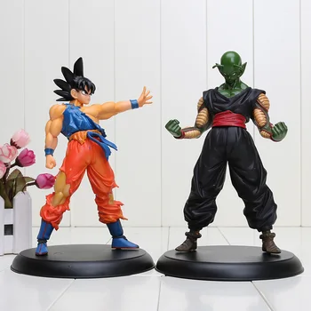 

23cm Anime Dragon ball Z Son Goku & Piccolo Super Saiyan Demon King pvc Action figures toy Dragon ball figures