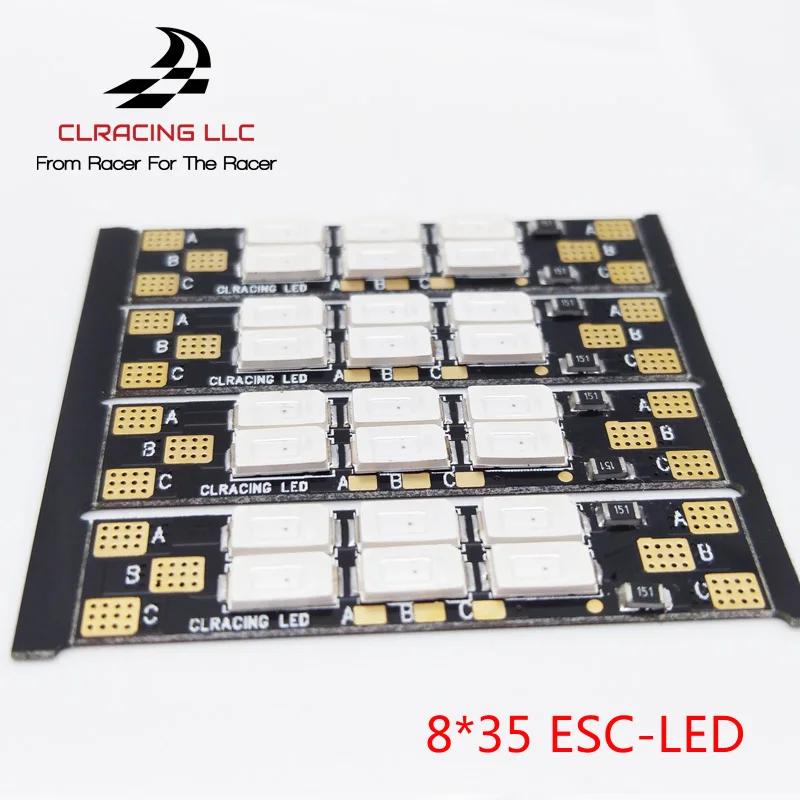 4 шт./лот 5730 FPV LED CL_Racing LLC Встроенный последовательный 8 шт. светодиодная поддержка