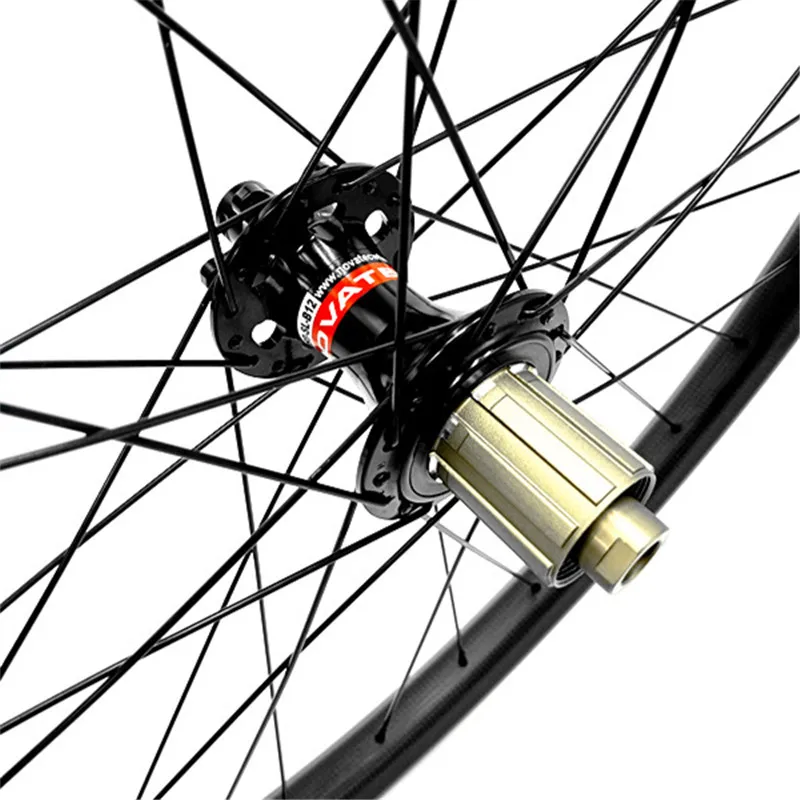 Discount 890g carbon wheels 29er 35mm mtb boost D791SB 148x12mm rear carbon wheelset Tubeless wheel bicycle 2